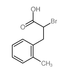 Benzenepropanoic acid, a-bromo-2-methyl- Structure