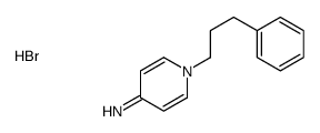 1-(3-phenylpropyl)pyridin-1-ium-4-amine,bromide结构式