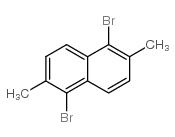 1,5-dibromo-2,6-dimethylnaphthalene Structure
