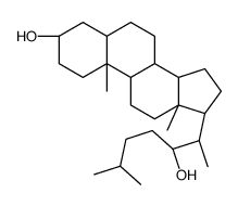 (3S,5S,8R,9S,10S,13S,14S,17R)-17-[(2S,3S)-3-hydroxy-6-methylheptan-2-yl]-10,13-dimethyl-2,3,4,5,6,7,8,9,11,12,14,15,16,17-tetradecahydro-1H-cyclopenta[a]phenanthren-3-ol Structure