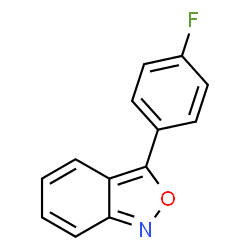 2,1-BENZISOXAZOLE, 3-(4-FLUOROPHENYL)-结构式