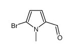 5-Bromo-1-methyl-1H-pyrrole-2-carbaldehyde Structure