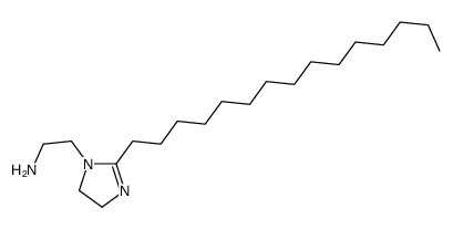 4,5-dihydro-2-pentadecyl-1H-imidazole-1-ethylamine结构式