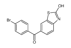 6-(4-bromobenzoyl)-3H-1,3-benzothiazol-2-one结构式