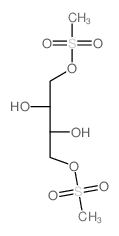 Threitol 1,4-bis(methanesulfonate) structure