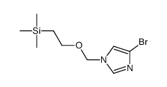 2-[(4-bromoimidazol-1-yl)methoxy]ethyl-trimethylsilane structure