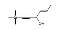 1-trimethylsilylhex-4-en-1-yn-3-ol结构式