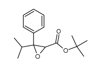 t-butyl β-isopropyl-β-phenylglycidate Structure