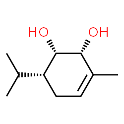 3-Cyclohexene-1,2-diol,3-methyl-6-(1-methylethyl)-,(1S,2R,6R)-(9CI)结构式