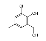 2-chloro-6-(hydroxymethyl)-4-methylphenol Structure