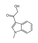 2-hydroxy-1-(1-methylindol-3-yl)ethanone结构式