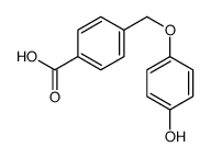 4-[(4-hydroxyphenoxy)methyl]benzoic acid Structure