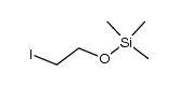 Trimethylsilyl 2-iodoethyl ether结构式