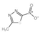 1,3,4-Thiadiazole,2-methyl-5-nitro- structure