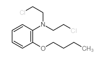 Benzenamine,2-butoxy-N,N-bis(2-chloroethyl)- Structure