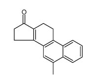 6-methyl-11,12,15,16-tetrahydrocyclopenta[a]phenanthren-17-one结构式