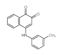 1,2-Naphthalenedione,4-[(3-methylphenyl)amino]- picture