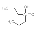 Arsinic acid, dipropyl-(9CI) structure