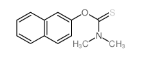 Carbamothioicacid, N,N-dimethyl-, O-2-naphthalenyl ester structure