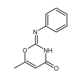 2-anilino-6-methyl-[1,3]oxazin-4-one结构式
