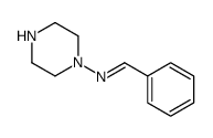 1-Piperazinamine,N-(phenylmethylene)-(9CI) Structure