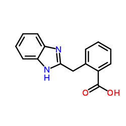 2-(1H-BENZOIMIDAZOL-2-YLMETHYL)-BENZOIC ACID Structure