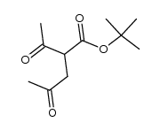 tert-butyl 2-acetyl-4-oxopentanoate结构式