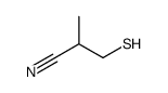 2-methyl-3-sulfanylpropanenitrile Structure