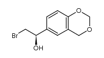 (R)-(-)-2-bromo-1-(1,3-benzodioxan-6-yl) ethanol Structure