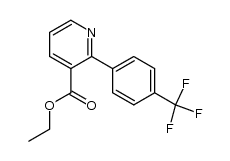 2-(4-Trifluoromethyl-phenyl)-nicotinic acid ethyl ester Structure