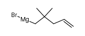 (2,2-dimethylpent-4-en-1-yl)magnesium bromide结构式