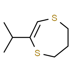 5H-1,4-Dithiepin,6,7-dihydro-2-(1-methylethyl)-(9CI)结构式