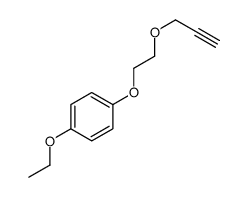 Benzene, 1-ethoxy-4-[2-(2-propynyloxy)ethoxy]- (9CI)结构式