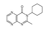 3-Cyclohexyl-2-methyl-4(3H)-pteridinone structure