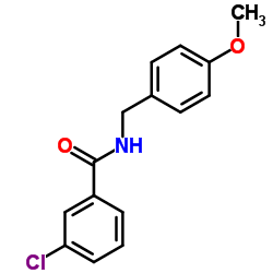 3-Chloro-N-(4-methoxybenzyl)benzamide picture