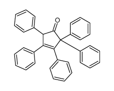 2,2,3,4,5-pentakis-phenylcyclopent-3-en-1-one结构式