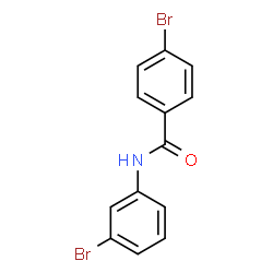 4-Bromo-N-(3-bromophenyl)benzamide structure