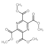 Pyrazinetetracarboxylic acid, tetramethyl ester structure