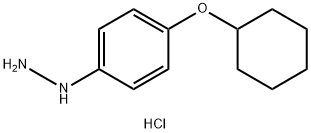 (4-Cyclohexyloxy-phenyl)-hydrazine hydrochloride Structure