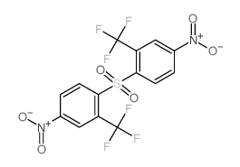 Benzene,1,1'-sulfonylbis[4-nitro-2-(trifluoromethyl)-结构式