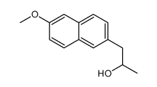 ()-6-methoxy-α-methylnaphthalene-2-ethanol结构式
