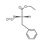 2-isocyanato-3-phenyl-propionic acid ethyl ester Structure