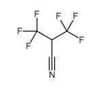 3,3,3-trifluoro-2-(trifluoromethyl)propanenitrile结构式
