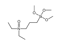 N,N-diethyl-3-trimethoxysilylpropan-1-amine oxide Structure