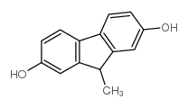 2,7-Dihydroxy-9-methyl-9H-fluorene Structure