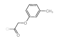 2-(3-methylphenoxy)acetyl chloride structure