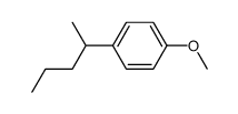 4-(1-methyl-butyl)-anisole结构式