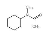 Acetamide, N-cyclohexyl-N-methyl-结构式