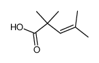2,2,4-trimethyl-pent-3-enoic acid Structure