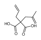 Allyl-methallyl-malonsaeure结构式